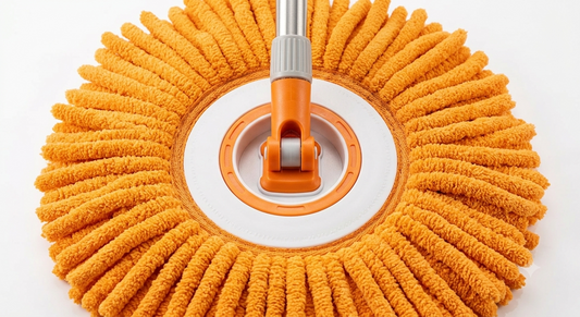 360° Rotating Sunflower Cleaning Mop – Multipurpose Wall, Window & Car Washer